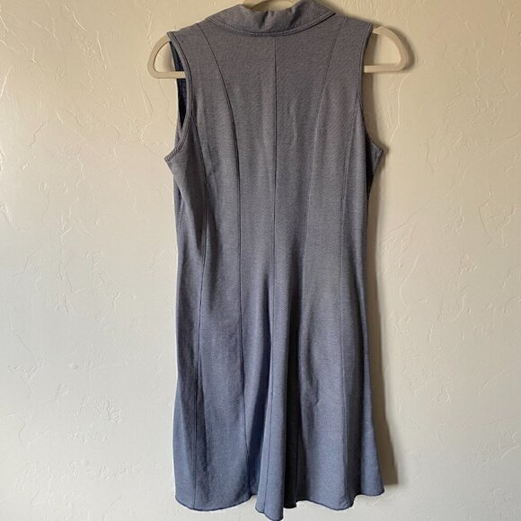 Jofit Blue Chambray Spin Dress Sleeveless Golf Tennis Athletic Womens Small - Picture 8 of 8